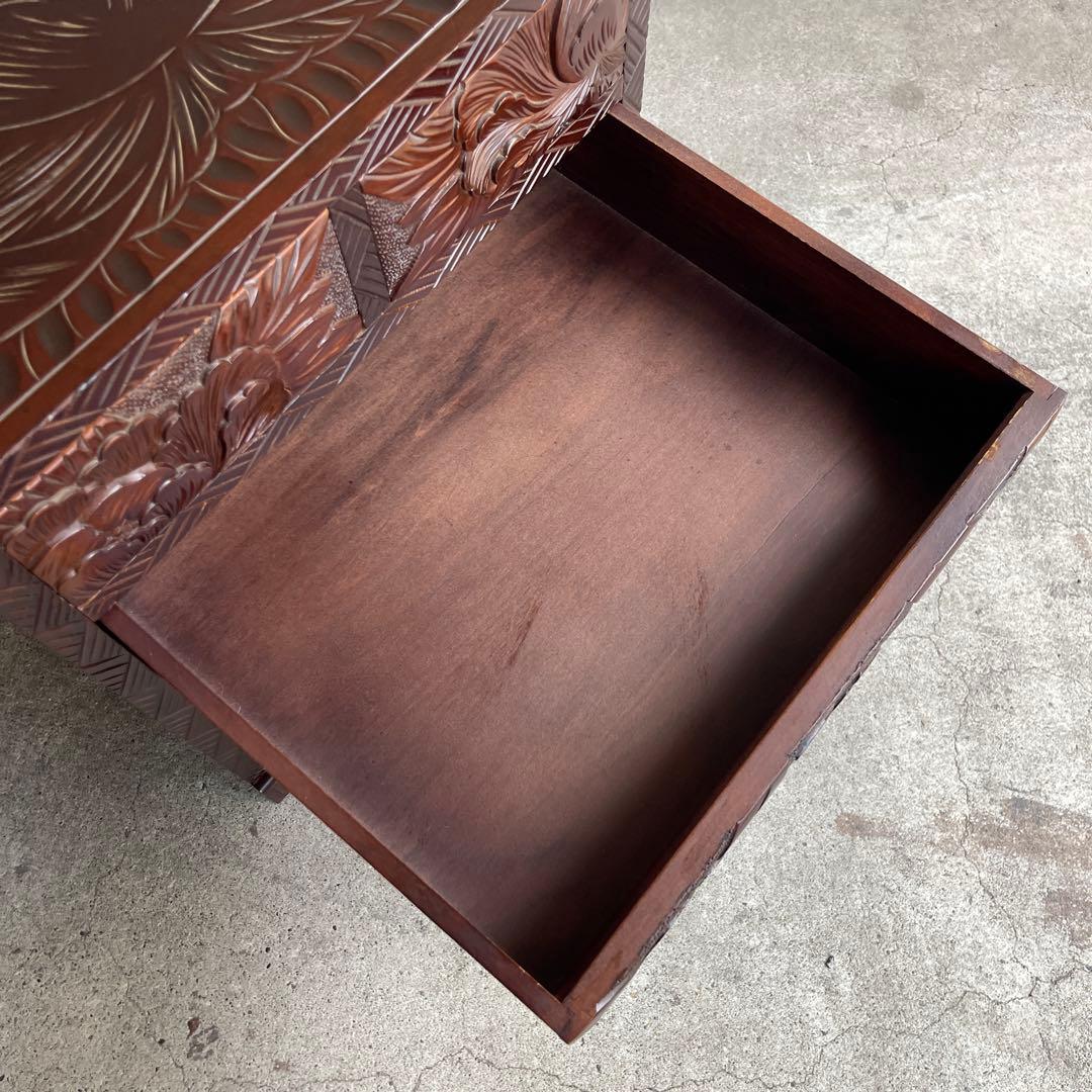 日光彫　 小引き出し 抽斗 5杯