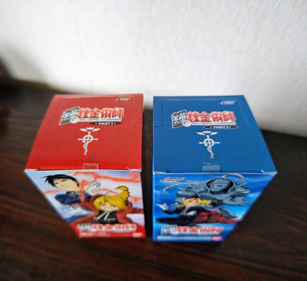 【BOX 未開封】カードダスマスターズ 鋼の錬金術師 PART1 ・ PART2