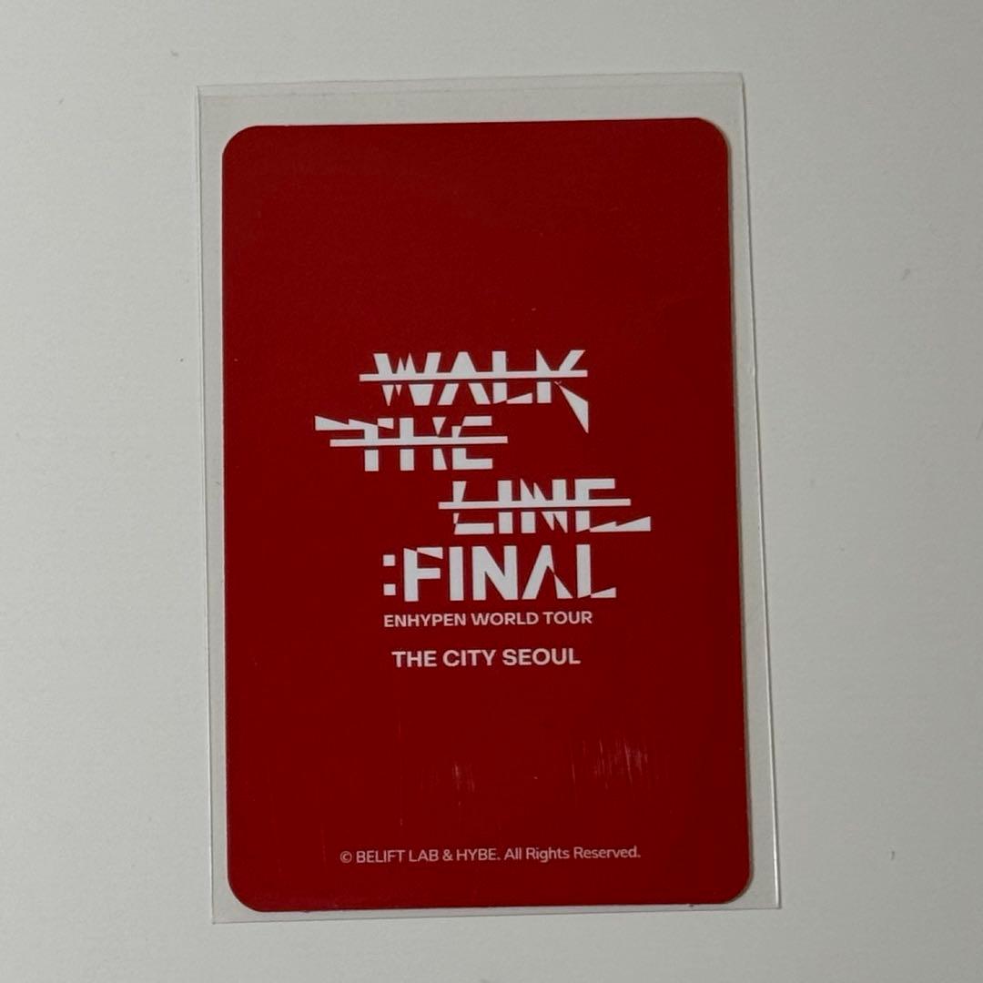 ENHYPEN THE CITY SEOUL ポップアップ A ヒスン トレカ