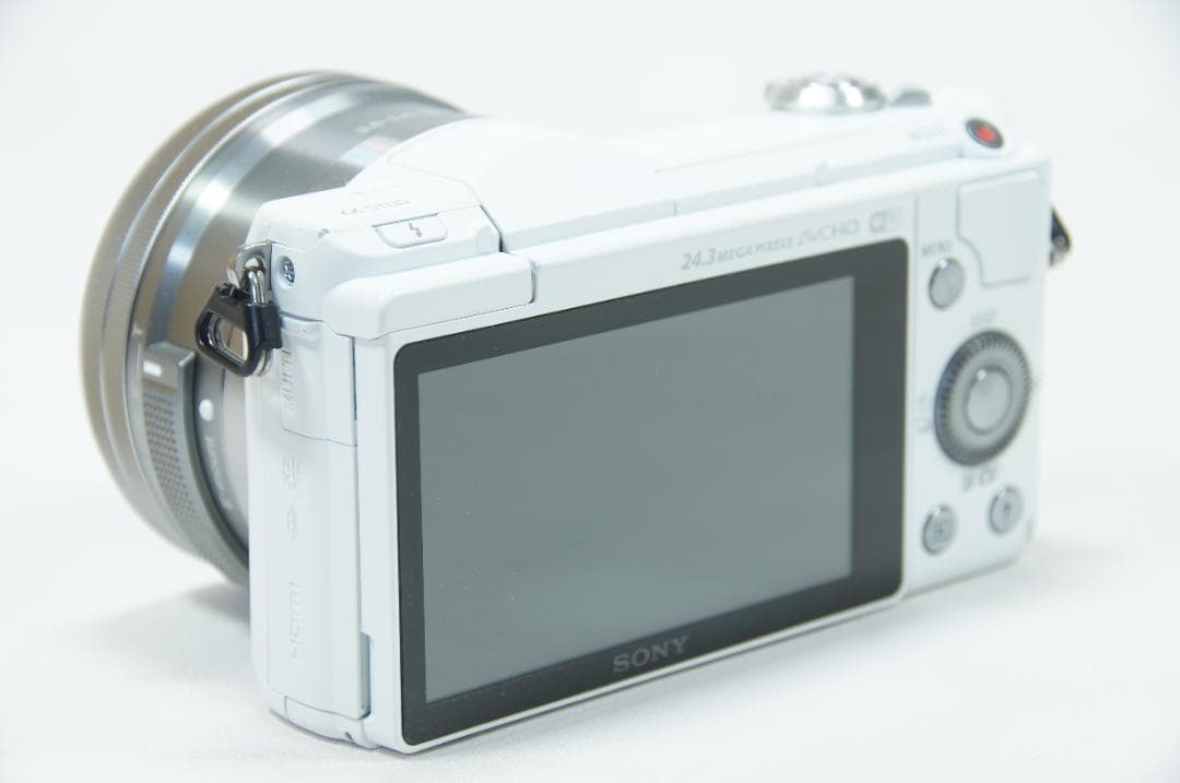 【美品】 SONY α5100 ホワイト シャッター数248回 【返品保証】