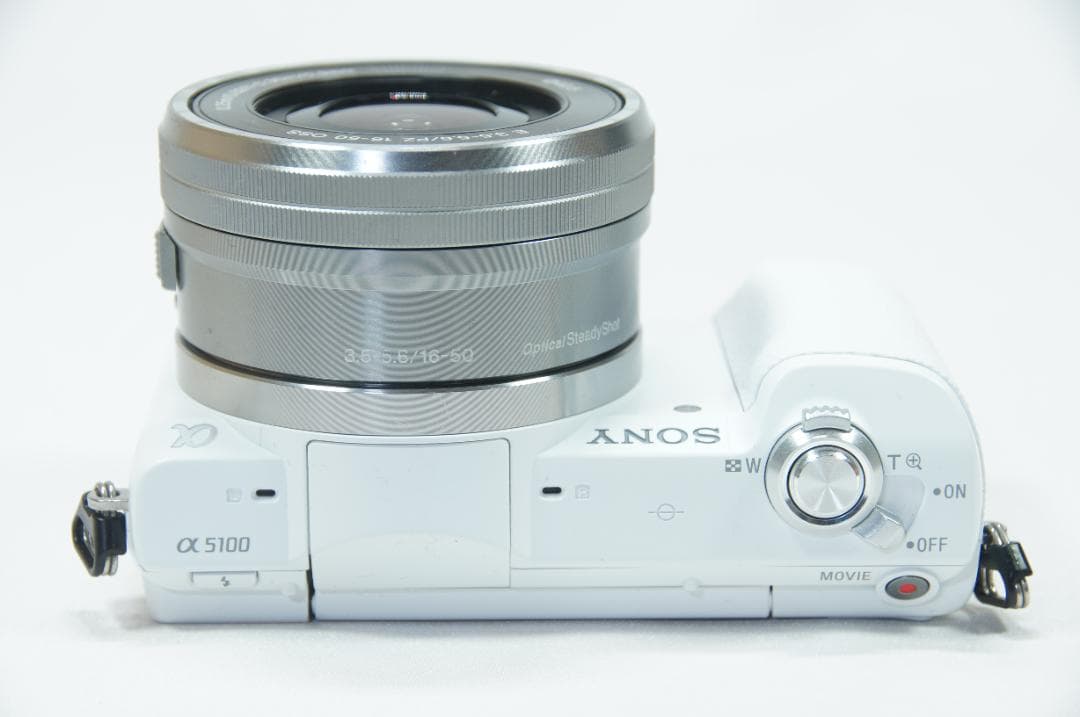 【美品】 SONY α5100 ホワイト シャッター数248回 【返品保証】