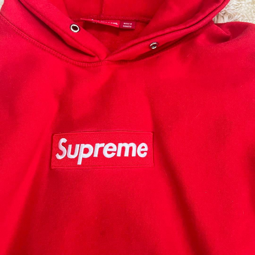 Supreme Box logo pullover hoodedパーカー XL