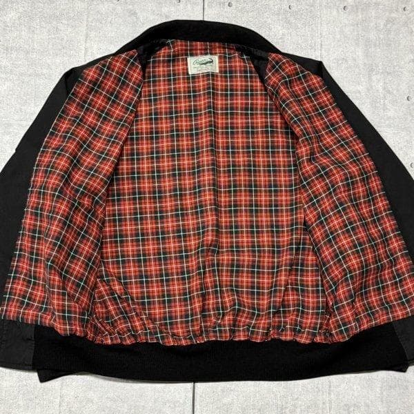 美品 80s Crocodile ブラック スウィングトップ クロコダイル