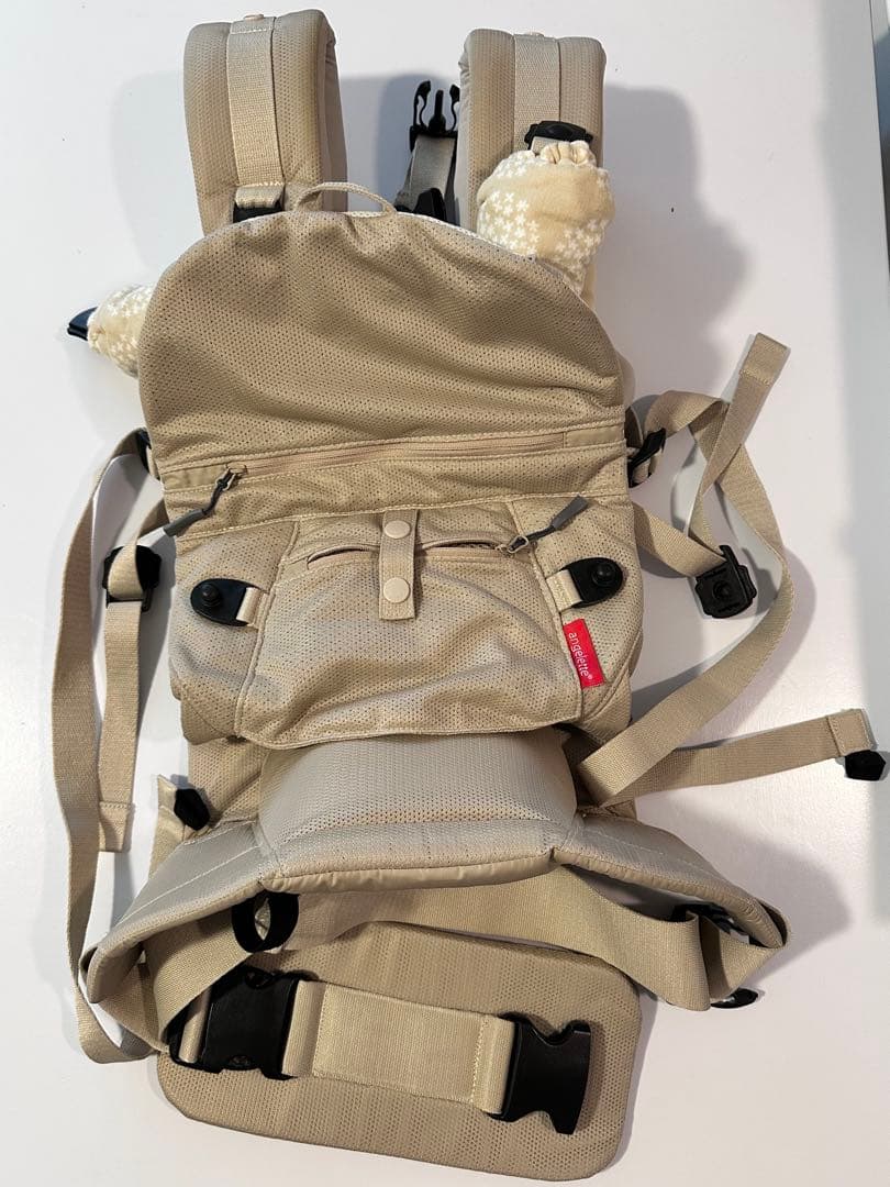 アンジェレッテ　ベビーキャリアオン　ベージュ