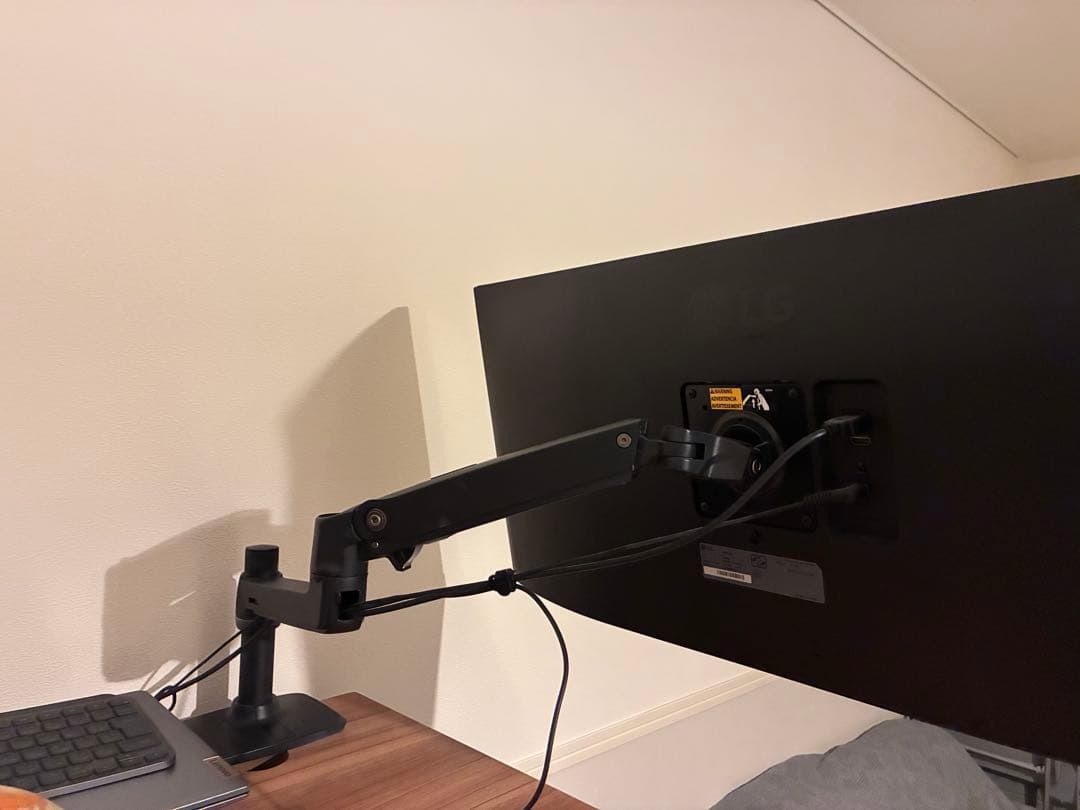 エルゴトロン LXモニターアーム デスクマウント マットブラック 34インチ