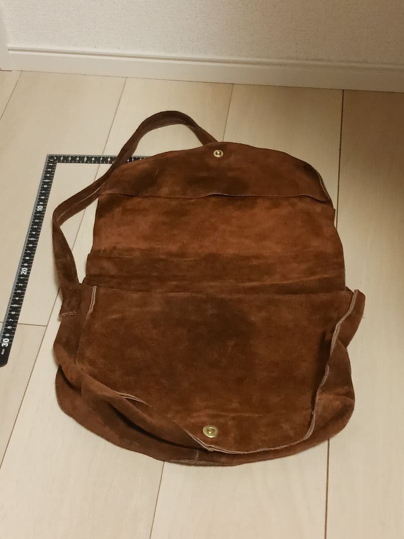 名作　60s～70s スエード　生地　ショルダーバッグ　レザー 希少　古着