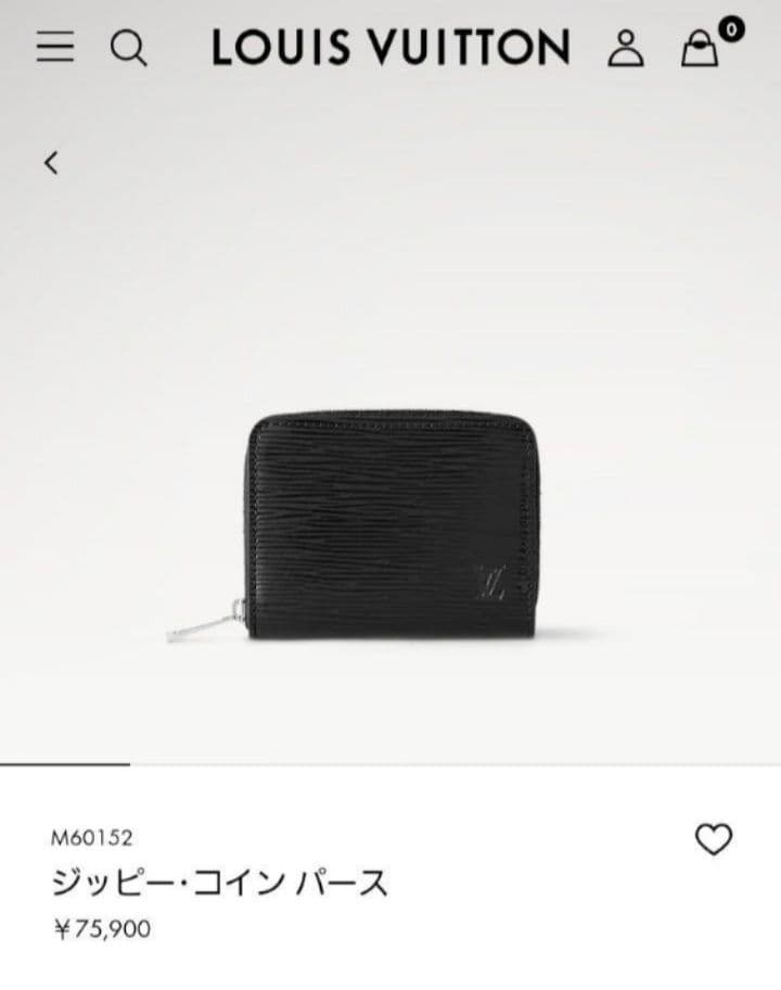 国内正規品⭐ルイヴィトン✫エピ ジッピー パース ミニ 財布 ブラック