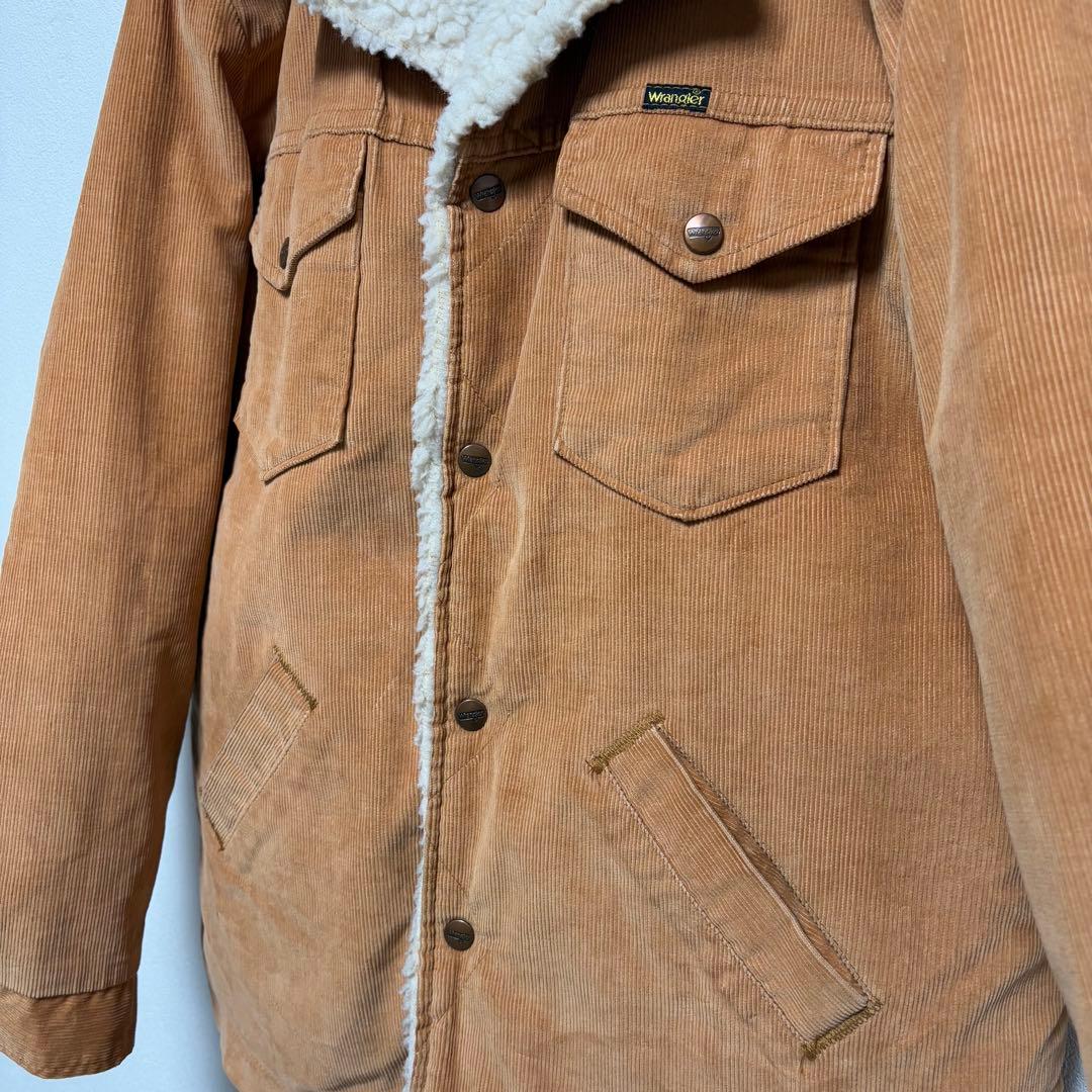 希少 美品 70s Wrangler USA ランチコート オレンジ L