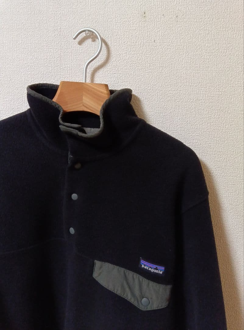 Patagonia シンチラ スナップT プルオーバー ブラック size S