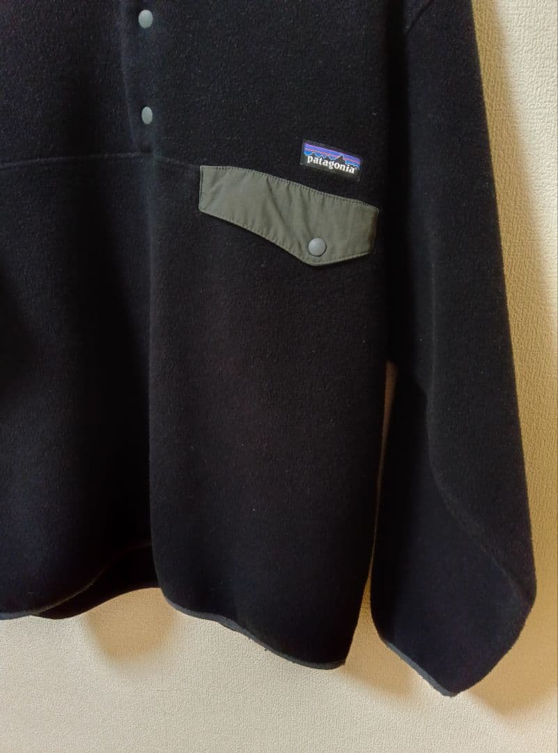 Patagonia シンチラ スナップT プルオーバー ブラック size S