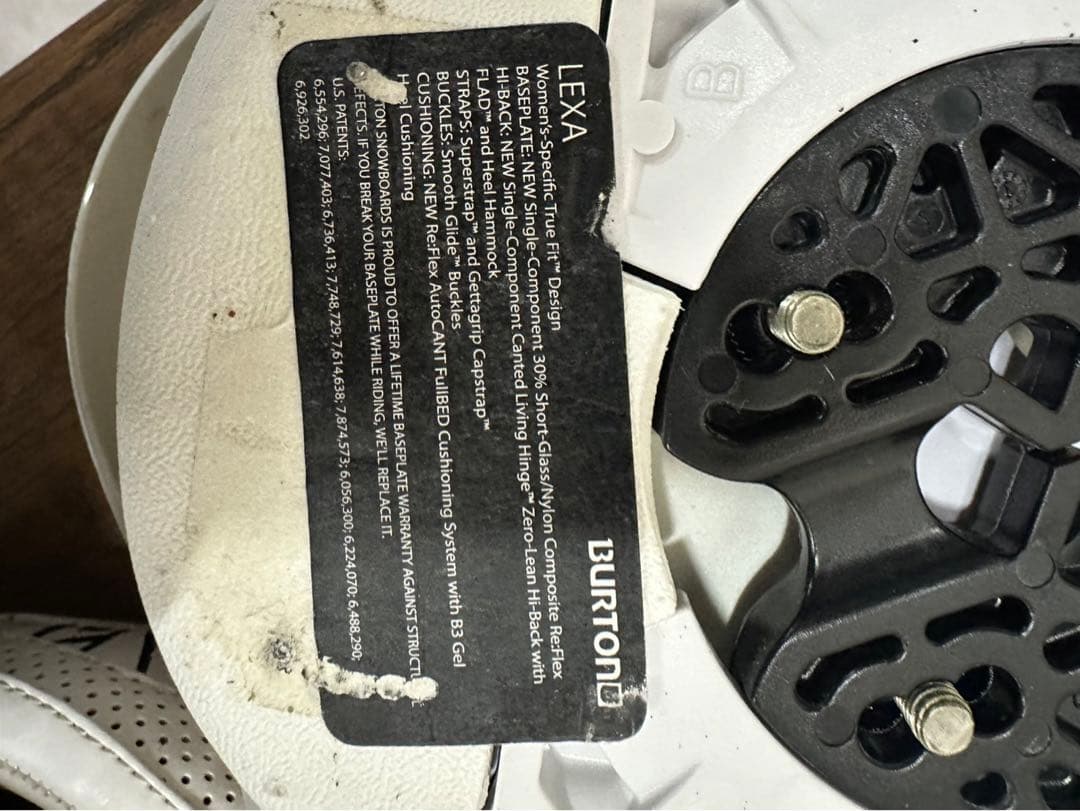 バートン　スノーボード ビンディング