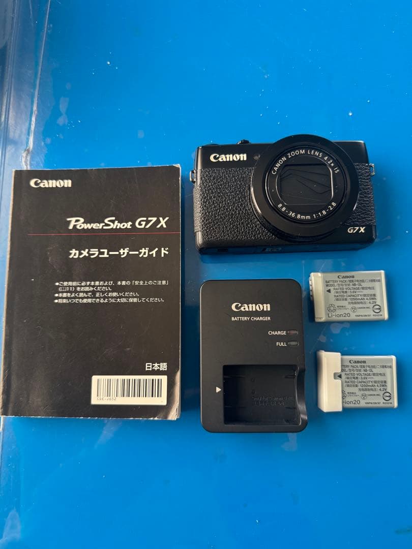 Canon PowerShot G7 X 本体と付属品