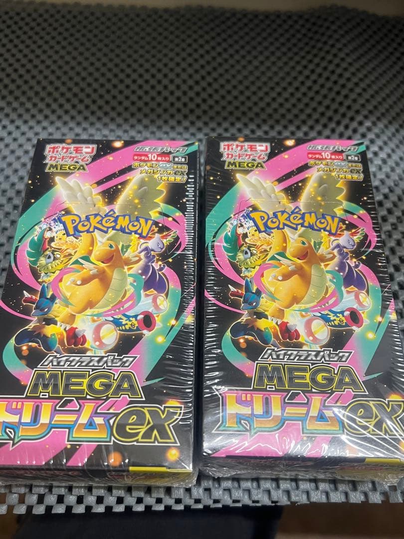 ポケモンカードゲーム MEGA ドリームex 2box 新品未開封シュリンク付き