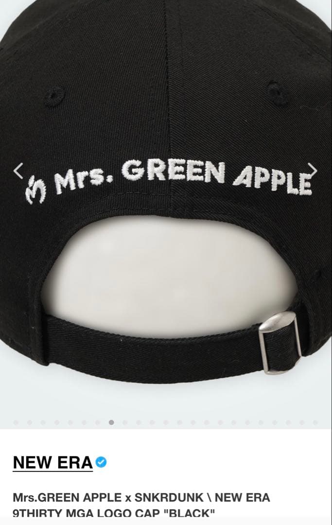 に*こ様 Mrs.GREEN APPLE NEW ERA キャップ ミセス