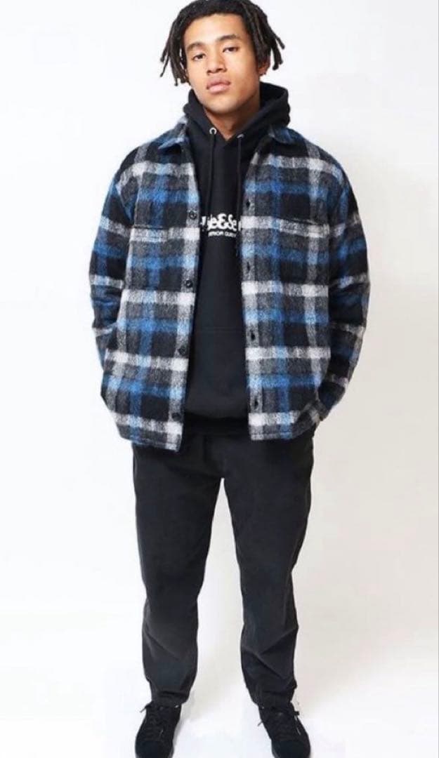 HIDE AND SEEK WOOL SHIRT JACKET キムタク着　希少