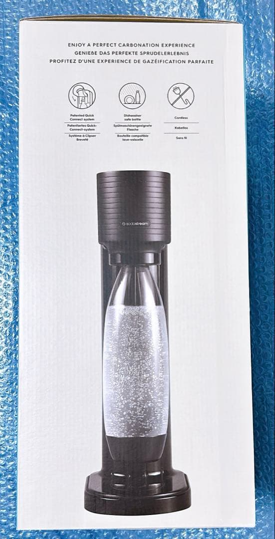 【新品未開封】ソーダストリームGAIAスターターキット黒★2024年11月購入