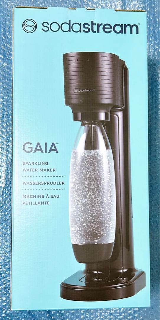 【新品未開封】ソーダストリームGAIAスターターキット黒★2024年11月購入