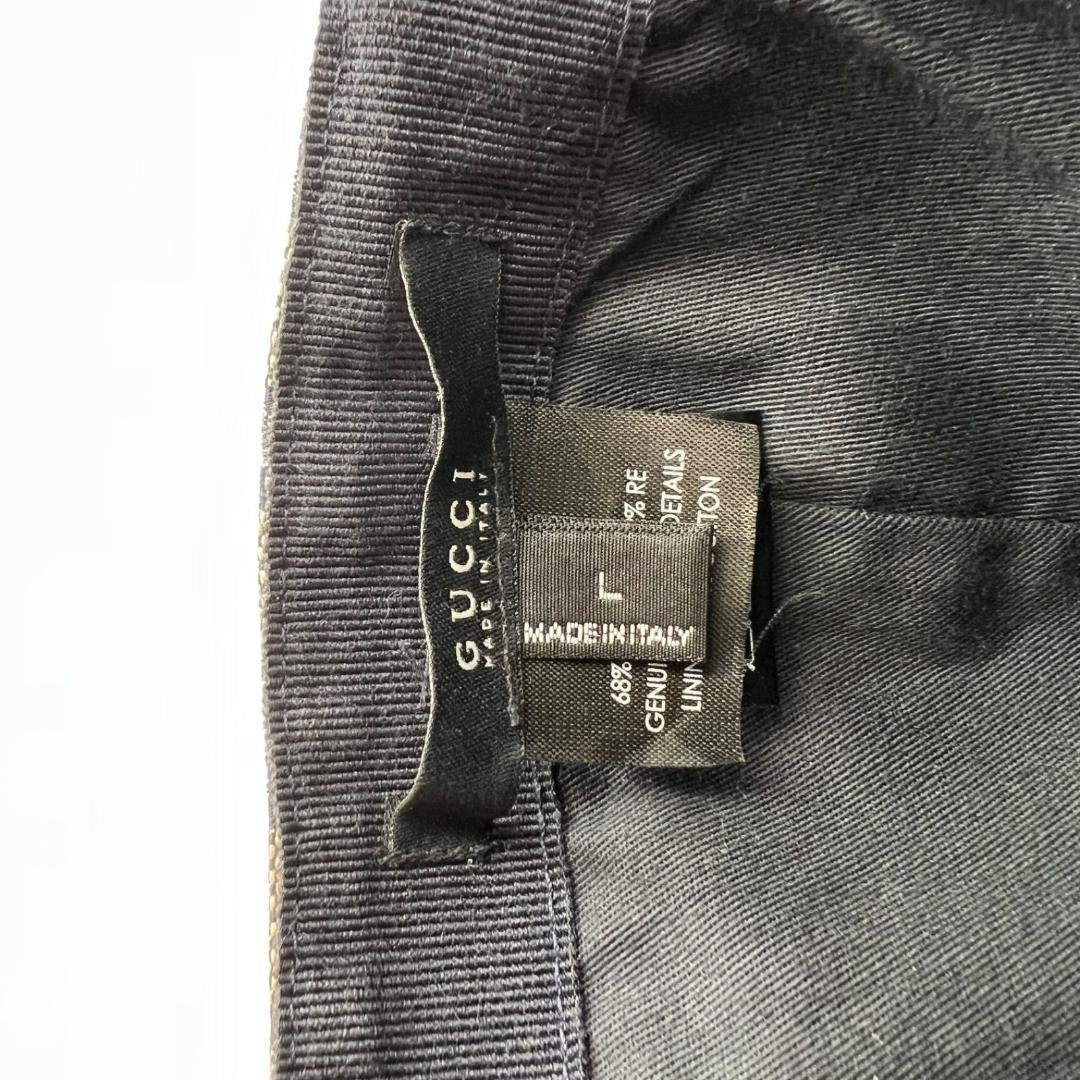 良品✨Y2K GUCCI GGパターン GGキャンバス ベースボールキャップ