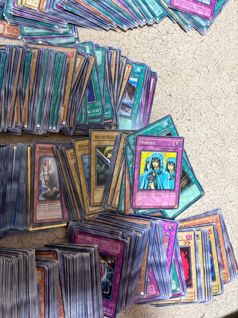 遊戯王　まとめ売り　ノーマル　字レア　約16000枚　初期、2期、多言語含む