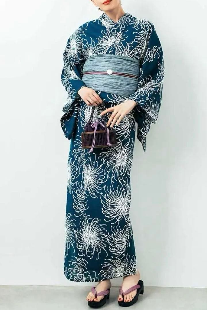 IEDIT 二部式セパレート浴衣とへこ帯セット