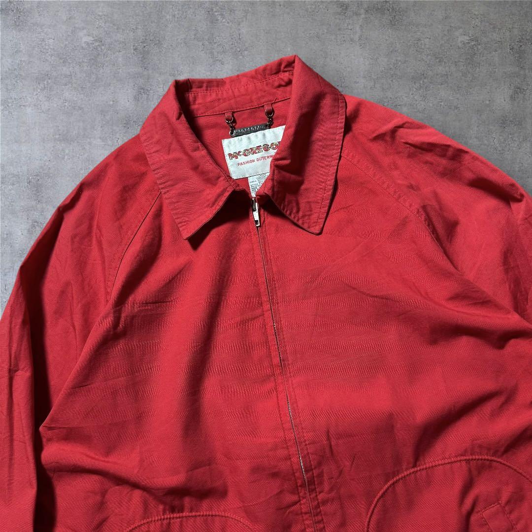 2051 古着90年代McGREGORハリントンジャケット短丈ソリッドビンテージ