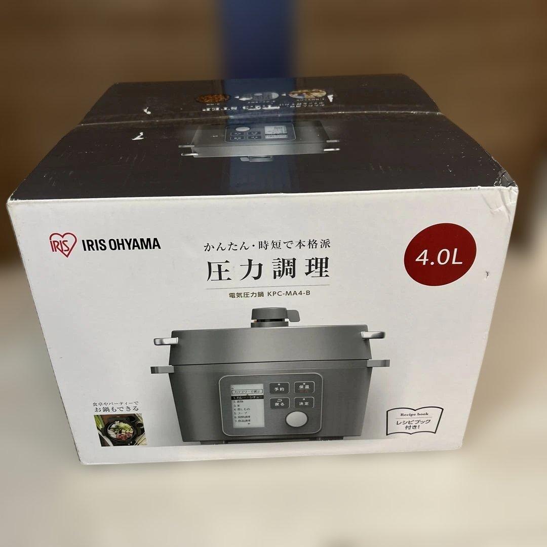 Yこうちゃんアイリスオーヤマ 電気圧力鍋 KPC-MA4-B 4.0L