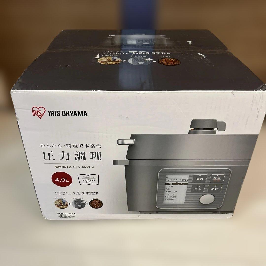 Yこうちゃんアイリスオーヤマ 電気圧力鍋 KPC-MA4-B 4.0L