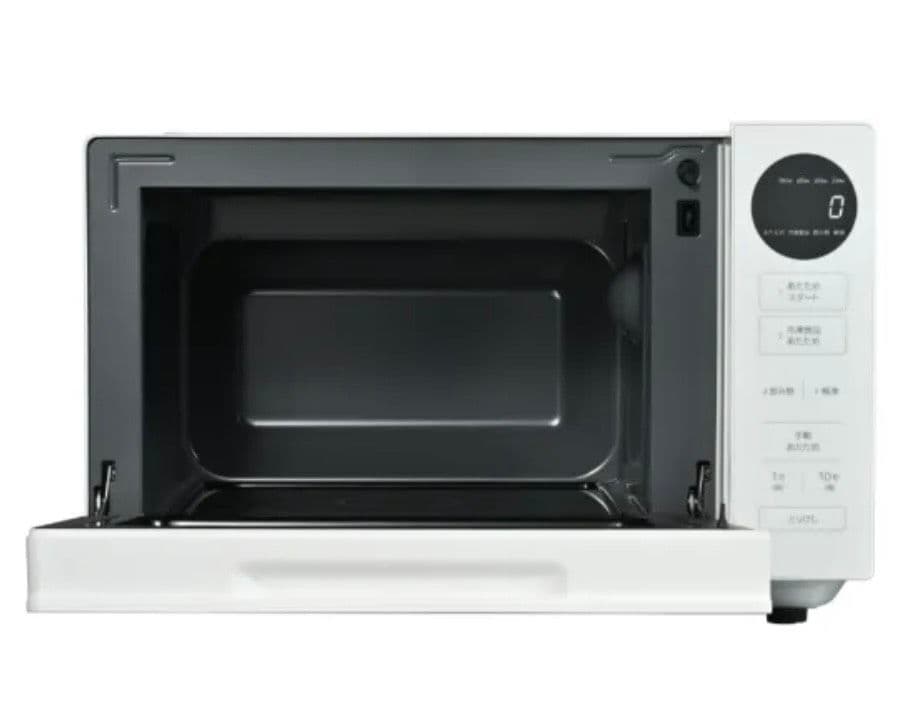 リファビッシュ品☆極美品AQUA電子レンジフラットテーブル AQM-KF20A白