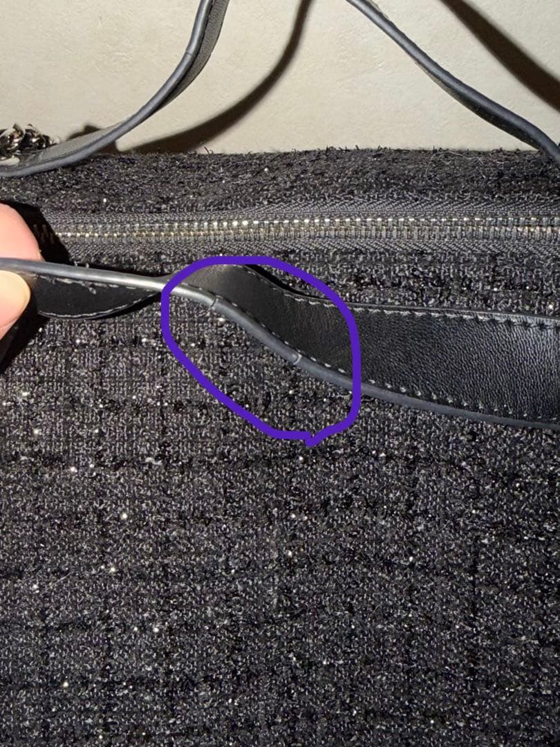 Darich ボストンバッグ 黒 ツイード