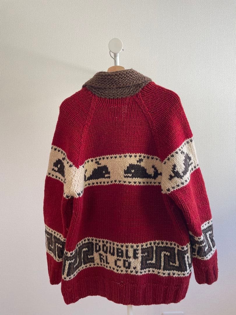 希少　90s RRL カウチンセーター　ハンドニット　三つ星タグ　三ツ星タグ