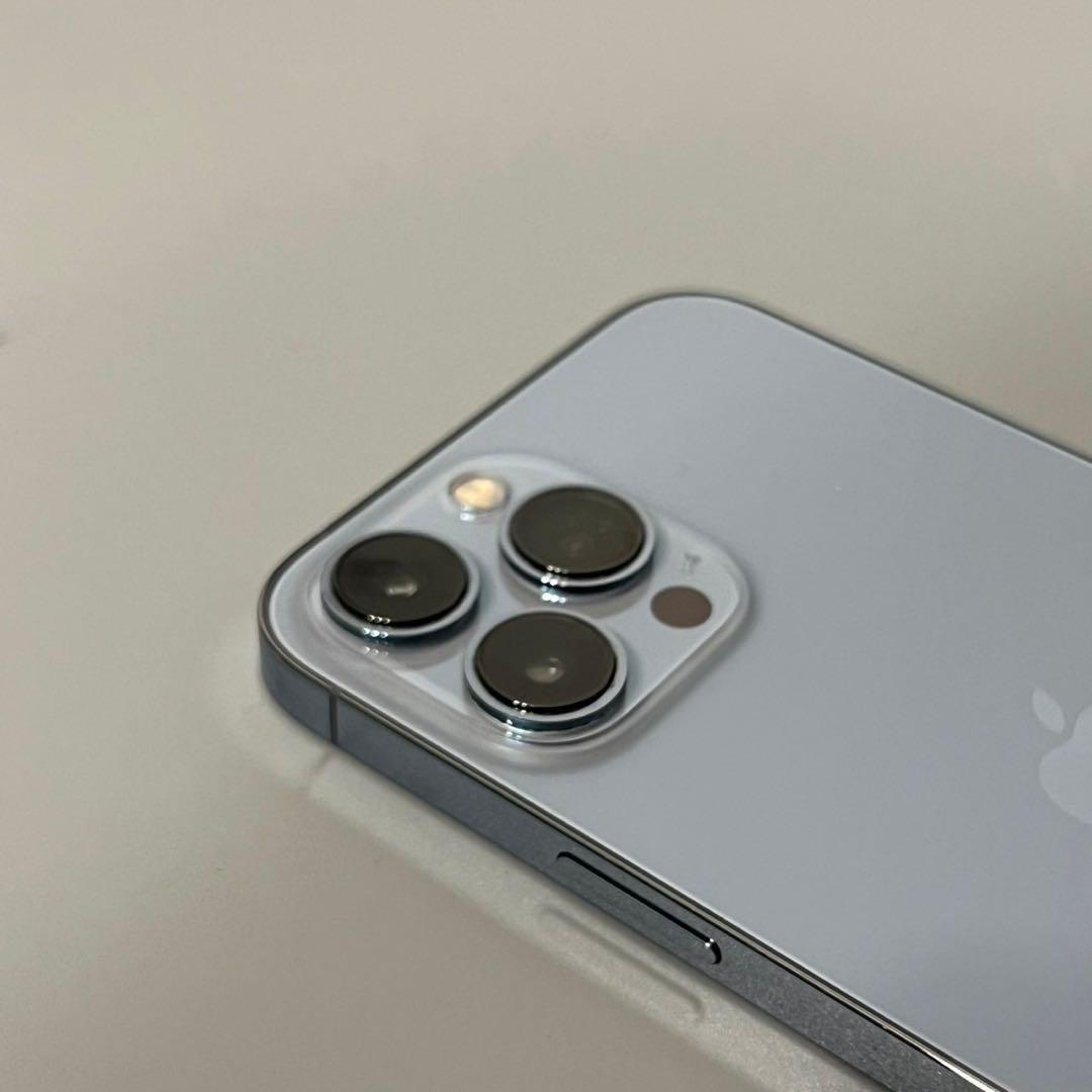 美品 iPhone 13 Pro Max 256G simフリー シエラブルー