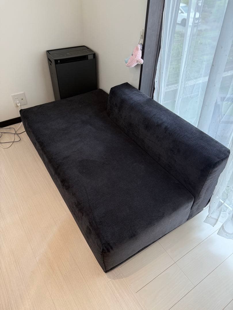 Francfranc メーネソファ ブラック R ①