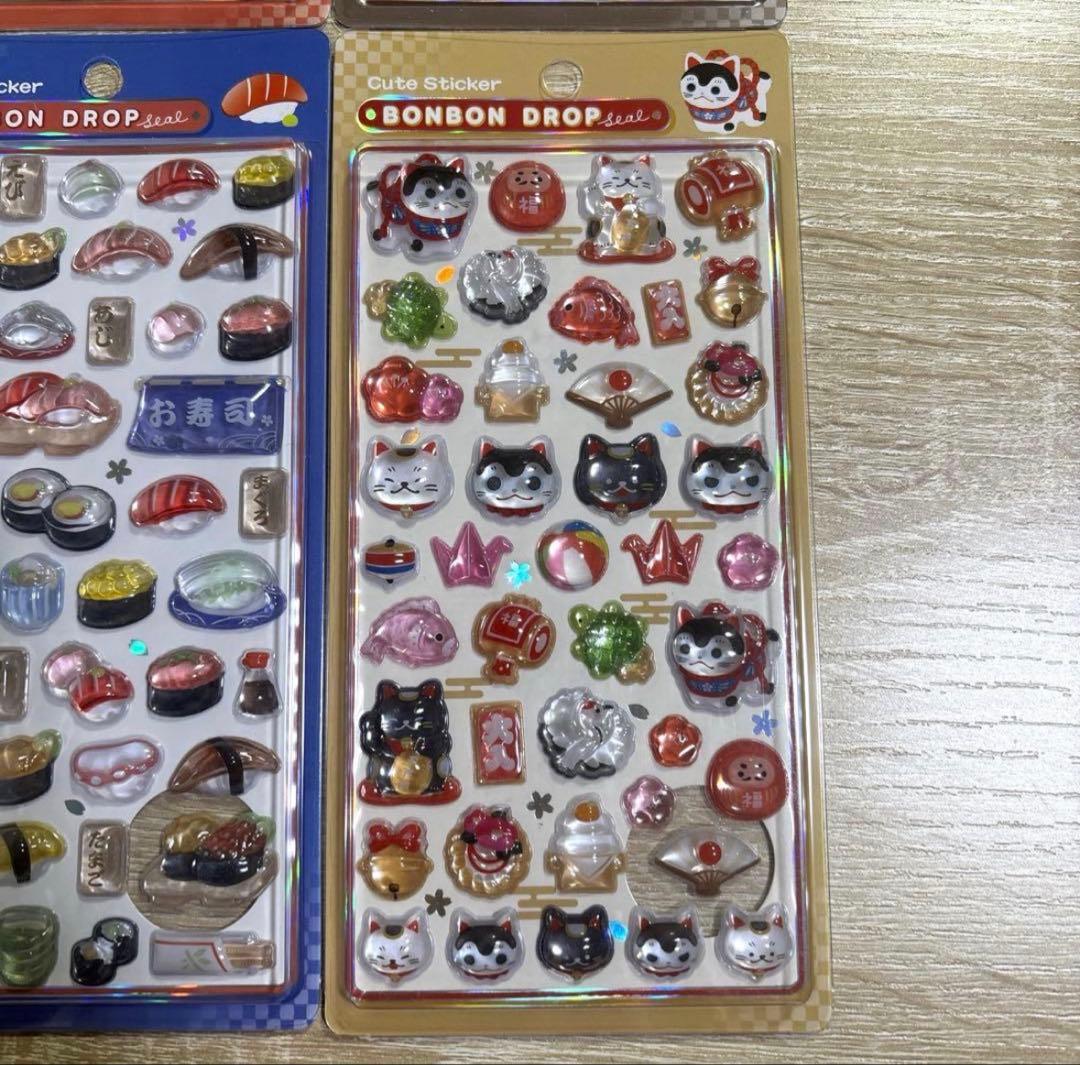 ア*ド様 BONBON DROP シールセット和柄9種類