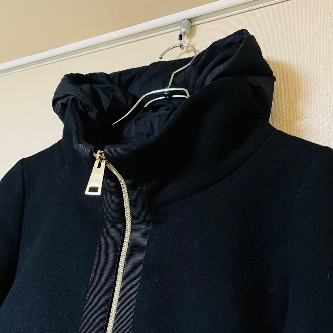 Herno ヘルノ 異素材切り替えダウンジャケット PI0712D ブラック