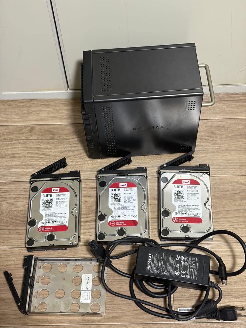 [9TB分]NETGEAR ReadyNAS104＋WD Red 3TB×3本