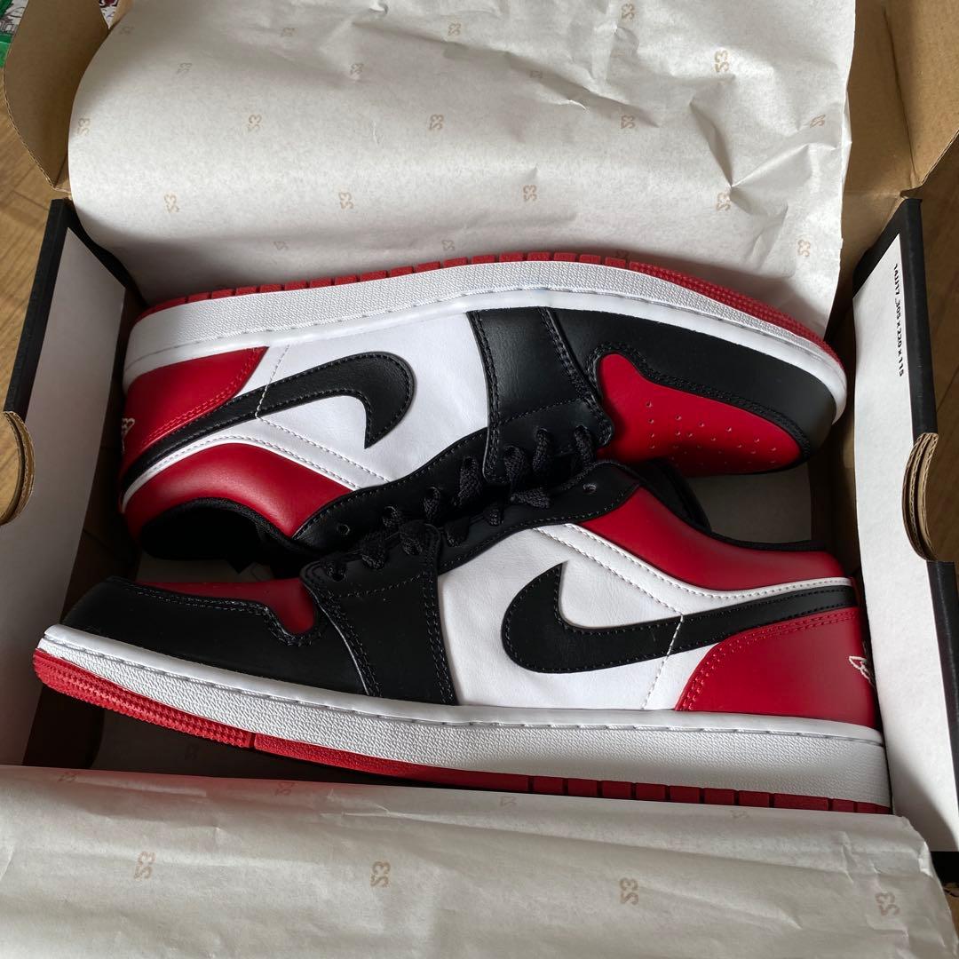 エアジョーダン 1 ロー レッド/ブラック/ホワイト