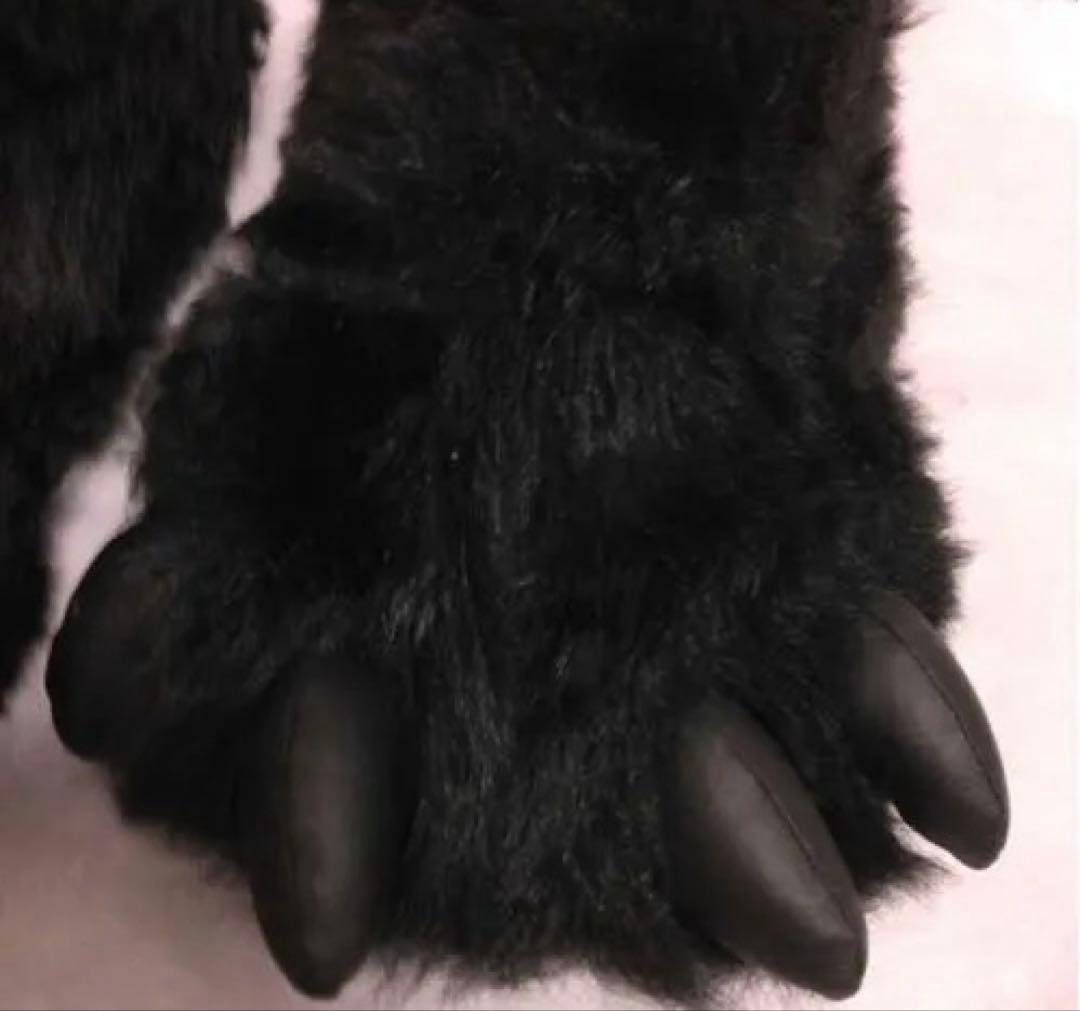 W♡C モンスターブーツ 黒　レア y2k 平成ギャル　ファーブーツ