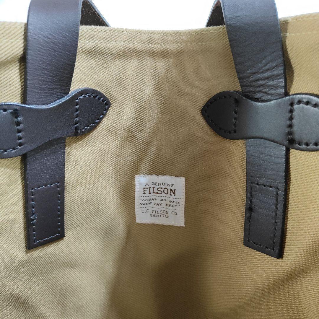 フィルソン オープントートバッグ ラゲッジ ツイル 肩掛け A4可 白タグ