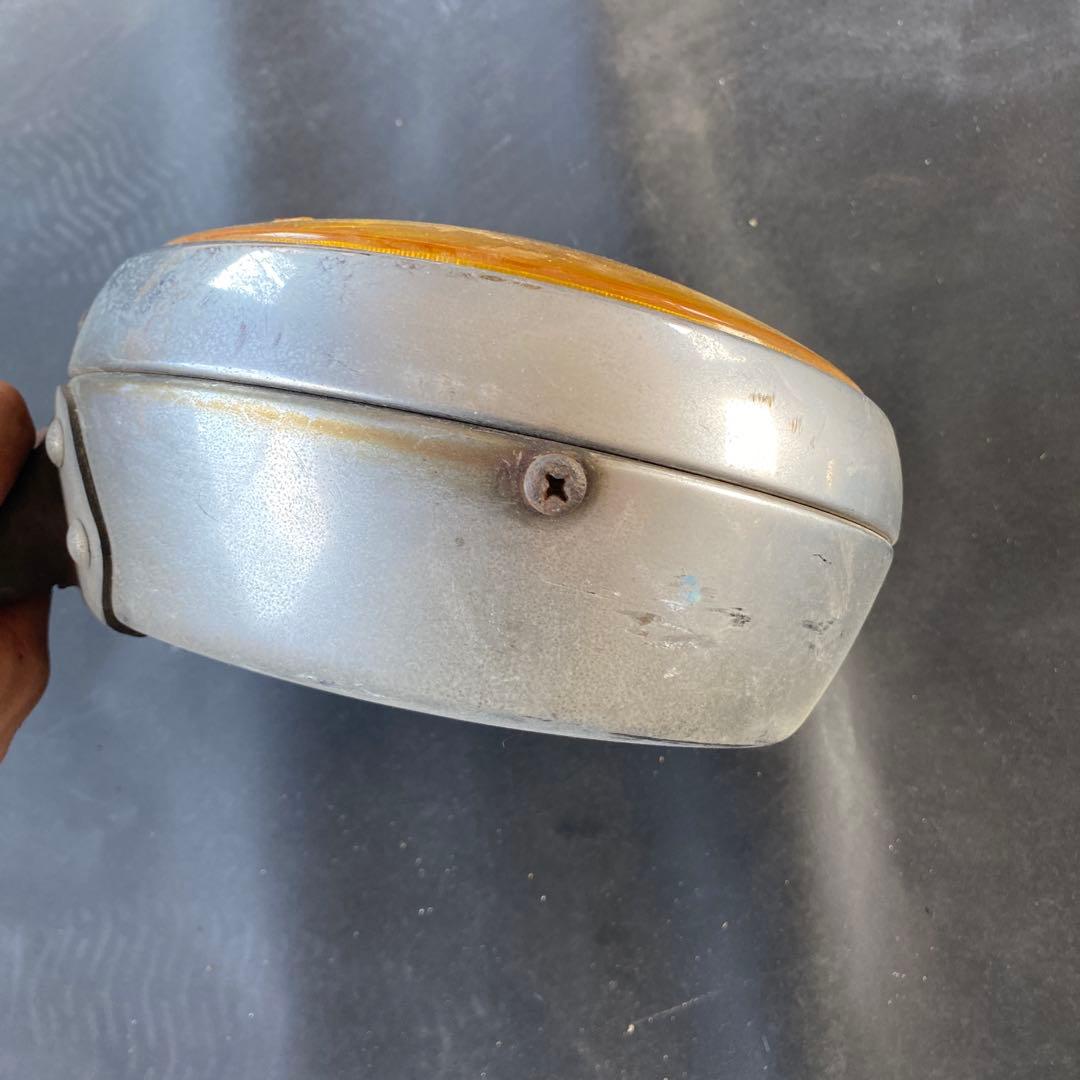 マーシャルSEV　10DE 709 イエロー 丸型 メタルライト 取り付け穴あり