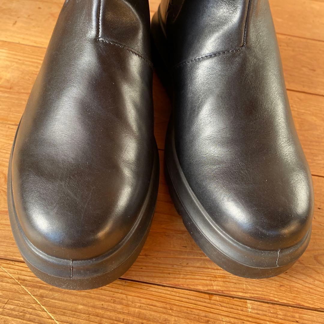 eccoヌーベルチェルシーブーツ　ブラック 新品40（25)サイドゴアブーツ
