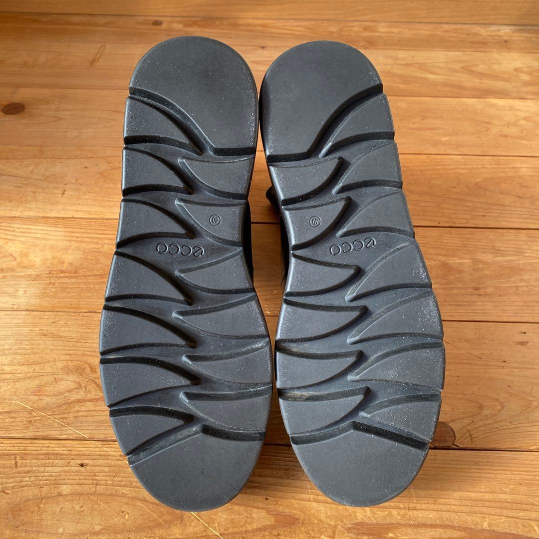 eccoヌーベルチェルシーブーツ　ブラック 新品40（25)サイドゴアブーツ
