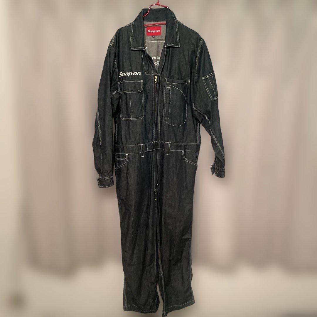 希少　Snap-on ダークデニム オーバーオール　3L 美品