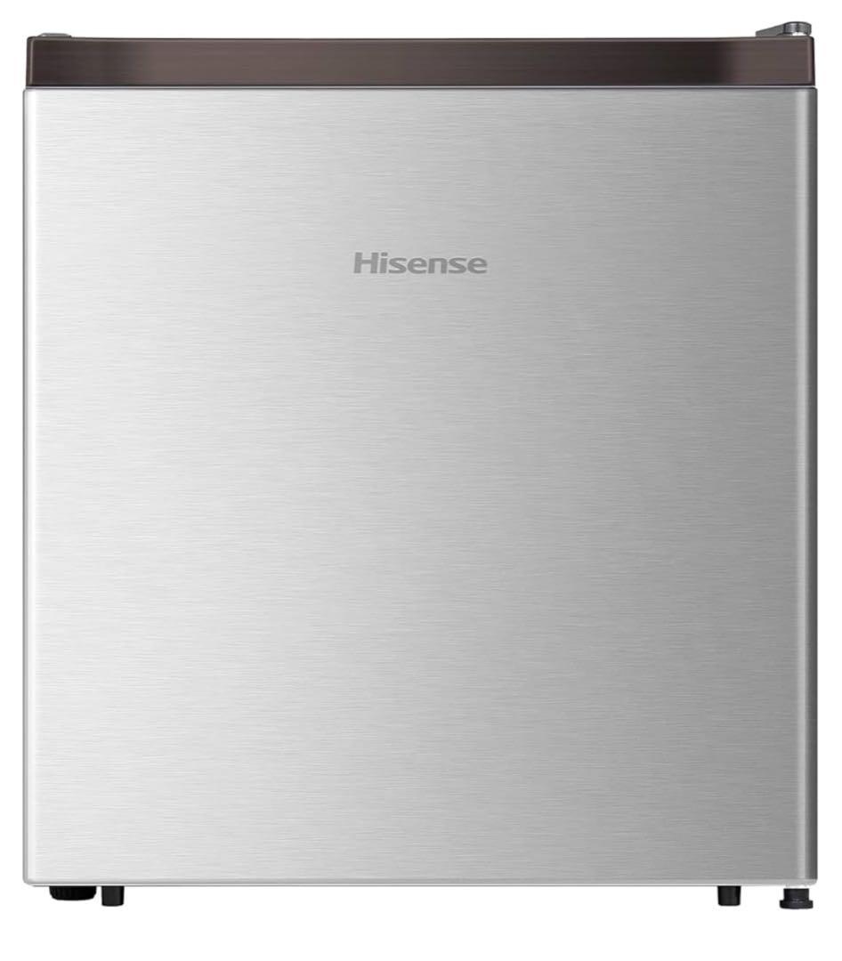 Hisense 小型 冷蔵庫 幅44.5cm 45L シルバー HR-A45S