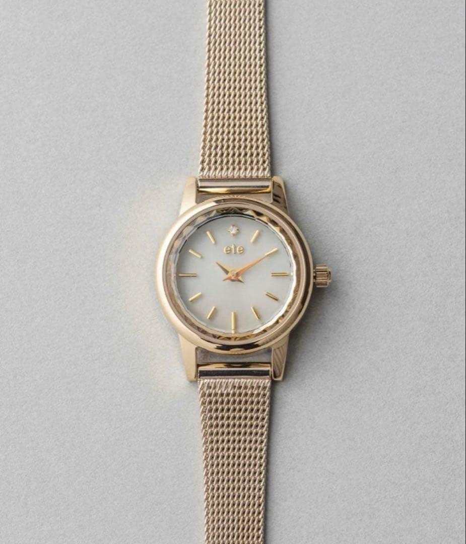 最安　ソーラーウォッチ メッシュベルト　ete