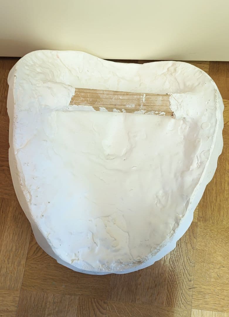 石膏　大顔面　面取り　ルキウスウェルス帝