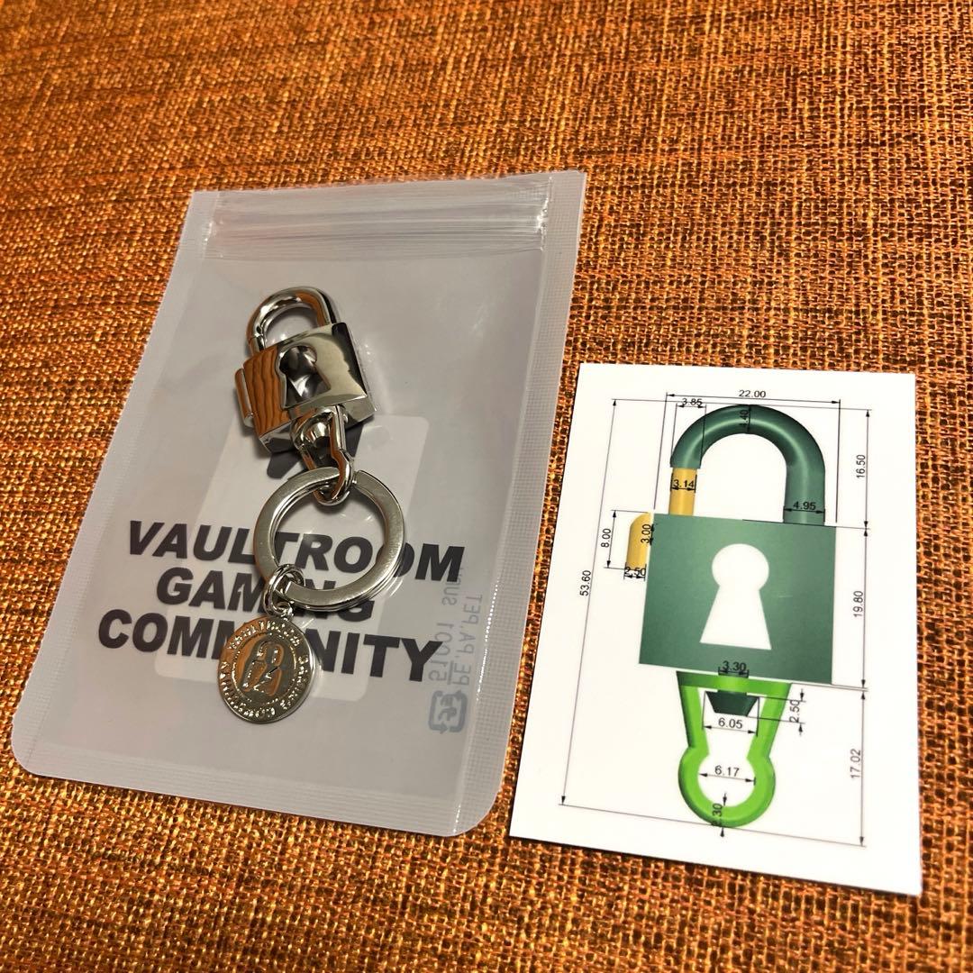 小物 vaultroom PADLOCK KEY HANGER / silver