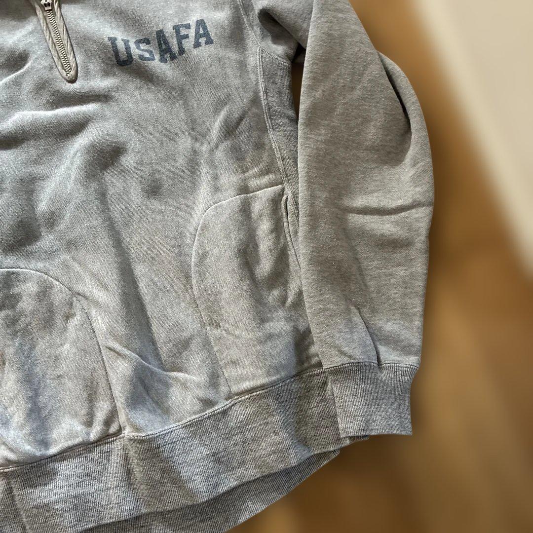 L*x様 廃盤品　PHERROW'S USAFA ロゴ入り グレー ジップアップ