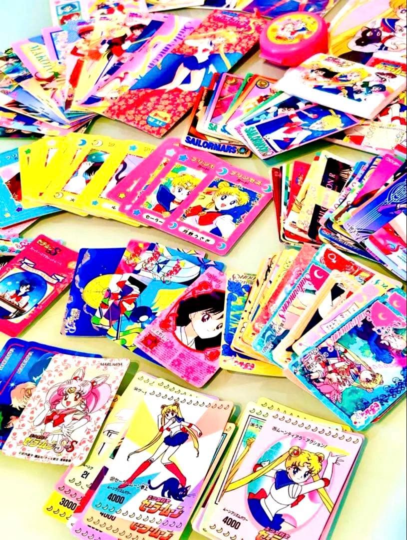美少女戦士　セーラームーン　おまとめ　 カード シール 当時物 リップ　バーム