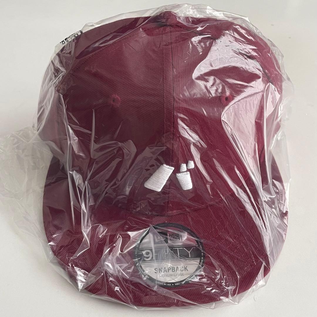 バナナマン ポップアップ NEW ERA キャップ 新品未開封 エンジ バ帽