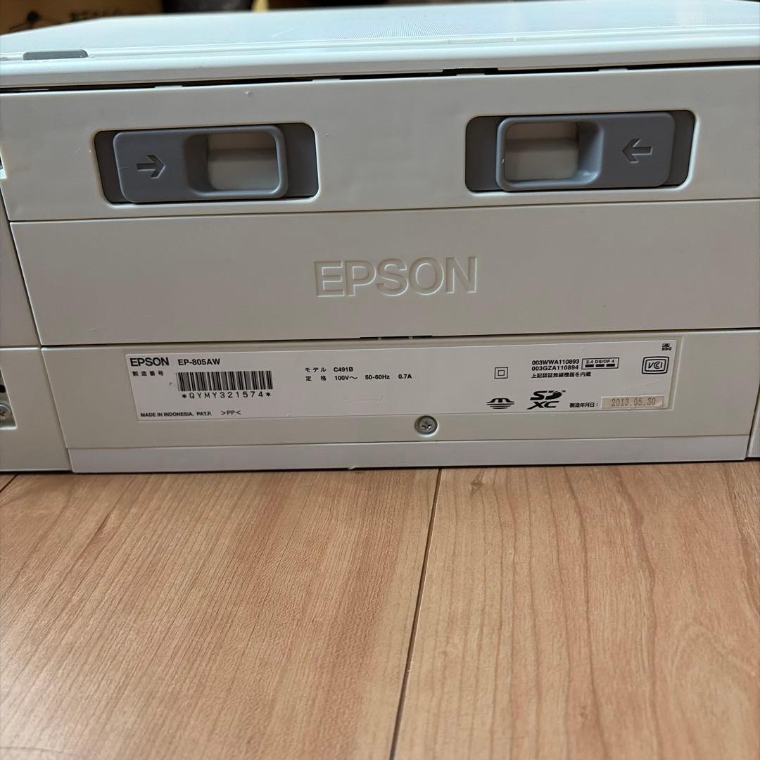 ジャンク品　EPSON EP-805AW プリンター　電源コードなし